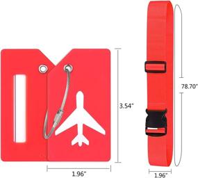 img 1 attached to Luggage Accessories Adjustable Suitcase Ovener Travel Accessories and Luggage Tags & Handle Wraps