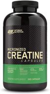 🔵 keto-friendly optimum nutrition micronized creatine monohydrate capsules - 300 capsules (packaging may vary) - 2500mg logo