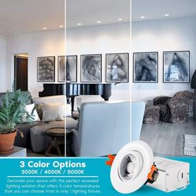 img 3 attached to 🔦 Versatile Adjustable Recessed Lighting: Choose Your Perfect Downlight for Industrial Electrical Applications