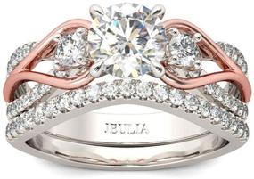 img 4 attached to 💍 Jeulia Sterling Engagement & Anniversary Promise Women's Jewelry