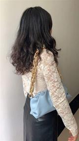 img 2 attached to 👜 Dumpling Bag Cloud Bag Chunky Bag Chain: Elevate Your Style with a Chic Accessory