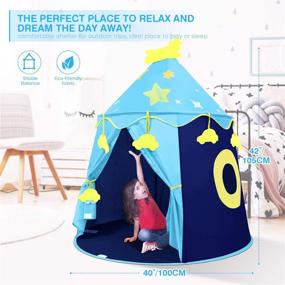 img 2 attached to 🏰 Peradix Playhouse: Foldable Princess Toy for Toddlers