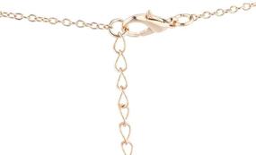 img 2 attached to Lux Accessories Goldtone Partners Necklace