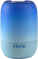 🔊 ihome playfade ibt400l portable bluetooth speaker - water-resistant rechargeable audio device for outdoor events, pool party, beach, camping (blue) logo