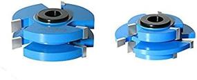 img 4 attached to 🔧 Amana Tool SC554 - Enhanced Carbide Tipped 3-Wing Stile & Rail Tongue & Groove Cabinet Door Kit