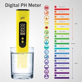 img 2 attached to 🌡️ Accurate Digital PH Tester for Hydroponics: High Precision Pen PH Meter with 3 Standard Buffer Powders for Water, Aquariums, Soil, Drinking, and Pools