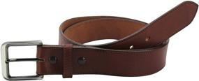 img 2 attached to 👔 Classic and Elegant Men's Black Bridle Leather Belt - Perfect Men's Accessories and Belts Choice