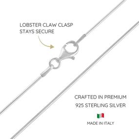 img 2 attached to 💎 Стильные детские украшения для мальчиков: колье KISPER из стерлингового серебра толщиной 0,8 мм - исключительное качество!