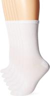 🧦 hanes ultimate women's 6-pack crew socks: the ultimate comfort for everyday wear логотип