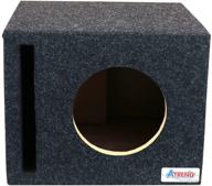 atrend single 8 inch subwoofer enclosure logo