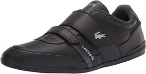 img 4 attached to Lacoste Misano Strap Sneaker Black