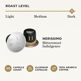 img 2 attached to ☕ Peet's Coffee Nerissimo Espresso Capsules - Intensity 11 | 50 Count Single Cup Coffee Pods | Nespresso Original Brewers Compatible