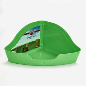 img 2 attached to 🐈 Large Hi-Corner Litter Pan by Kaytee - Assorted Colors
