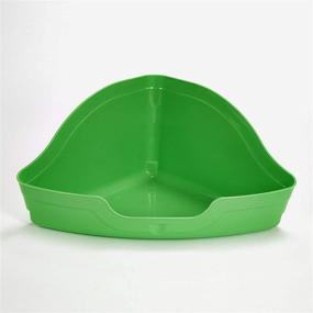 img 1 attached to 🐈 Large Hi-Corner Litter Pan by Kaytee - Assorted Colors