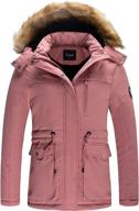 🧥 stylish and functional women's winter coat: waterproof ski snow jacket with mountain windbreaker and hooded parka логотип