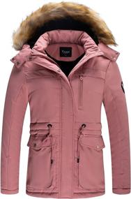 img 4 attached to 🧥 Stylish and Functional Women's Winter Coat: Waterproof Ski Snow Jacket with Mountain Windbreaker and Hooded Parka