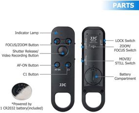 img 1 attached to 📷 JJC Wireless Bluetooth Remote Control: Compatible with Sony A1, ZV-1, A7C, A6600, A6400, A6100, A7R IV, A7R III, A7 III, A9 II, DSC-RX100 VII, and DSC-RX0 II - RMT-P1BT Replacement