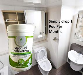 img 2 attached to 🚽 1 Year Supply of Natural Elements Septic Pods - 12 Pods, Bacteria and Enzymes for Tank Health, Prevent Backups