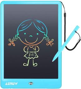 img 4 attached to 🎁 ERUW 10 Inch LCD Writing Tablet - Electronic Graphics Drawing Pads, eWriter Drawing Board, Digital Handwriting Doodle Pad for Kids Home School Office - Ideal Girl Boy Toys Christmas Birthday Gift Age 3+