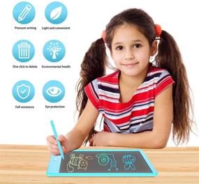 img 3 attached to 🎁 ERUW 10 Inch LCD Writing Tablet - Electronic Graphics Drawing Pads, eWriter Drawing Board, Digital Handwriting Doodle Pad for Kids Home School Office - Ideal Girl Boy Toys Christmas Birthday Gift Age 3+