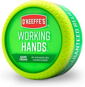 img 3 attached to 👐 O'Keeffe's Working Hands Hand Cream: 3.4 Ounce Jar, Pack of 2 - Ultimate Relief for Dry and Cracked Hands