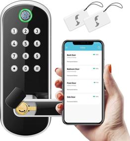 img 4 attached to 🔒 Sifely Smart Lock: Ultimate Keyless Entry Door Security at Your Fingertips.