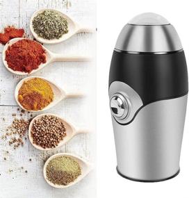 img 3 attached to ☕ Electric Coffee Grinder - Coarse to Fine Grind Settings - Stainless Steel Blade - 200W - Ideal for Coffee Beans, Nuts, Chickpeas, and Spices