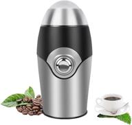 ☕ electric coffee grinder - coarse to fine grind settings - stainless steel blade - 200w - ideal for coffee beans, nuts, chickpeas, and spices логотип