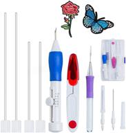 🧵 волшебный набор для шитья иголкой: ручка для вышивания euow punch needle craft tool логотип