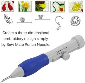 img 2 attached to 🧵 Волшебный набор для шитья иголкой: Ручка для вышивания EUOW Punch Needle Craft Tool