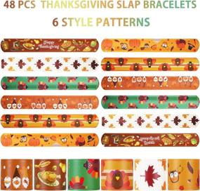 img 3 attached to 🦃 Thanksgiving Accessories Decorative Wristbands Exchange