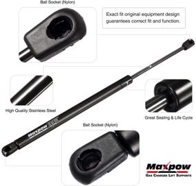 img 1 attached to 🚘 Maxpow 2 шт. Газлифты капота - Амортизаторы - Ford Explorer 2002-2010 4142 8097SS Совместимость (кроме 2002-2006 Sport Trac)