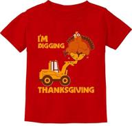 🚜 teestars thanksgiving tractor: adorable toddler boys' clothing for digging celebrations! logo