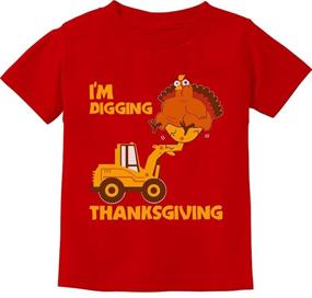 img 4 attached to 🚜 TeeStars Thanksgiving Tractor: Adorable Toddler Boys' Clothing for Digging Celebrations!