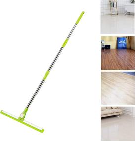 img 1 attached to 🧹 JINYUDOME Commercial Floor Squeegee with Long Handle, 14-inch Silicone Blade for Floor and Window Cleaning