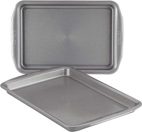 img 4 attached to 🍪 Circulon Nonstick Bakeware Set: 2-Piece Gray Nonstick Cookie Sheet/Baking Sheet Combo