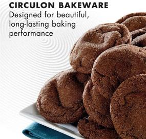 img 3 attached to 🍪 Circulon Nonstick Bakeware Set: 2-Piece Gray Nonstick Cookie Sheet/Baking Sheet Combo