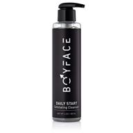 🧔 boyface daily exfoliating cleanser for men - foaming facial scrub, sulfate-free & paraben-free - 6 oz. bottle logo