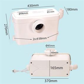 img 2 attached to 💩 Trupow 600W 110V Macerator Sewage Pump for Marine Toilets, Bathrooms, Laundry, and Waste Water Disposal