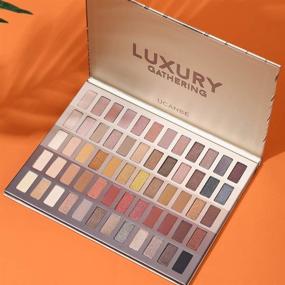 img 3 attached to 🎨 UCANBE 60 Color Naked Eyeshadow Palette for Smokey Eye Shadows - Warm Neutral Nudes Makeup Pallet with Natural Matte, Glitter, and Shimmer Finish - Halloween Cosmetic Gift Set