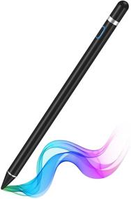 img 4 attached to maylofi Active Stylus Pens for Touch Screens - Rechargeable Digital Stylish Pen Pencil for iPhone/iPad Pro/Mini/Air/Android and More (Black)