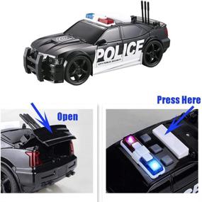 img 2 attached to 🚓 YEAM Police Pursuit Vehicle: Exciting Toddlers' Ride-On Adventure