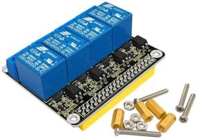 img 3 attached to Keyestudio 5V DCAC 4-Channel Relay Hat Shield Module Expansion Board for Raspberry Pi 4, A+, B+, Pi 2 Model B, Pi 3 Model B