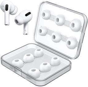 img 4 attached to 💡 Запасные насадки Link Dream, 12 штук, для AirPods Pro - насадки из премиального силикона с портативным хранилищем (белые)