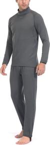 img 4 attached to Dasawamedh Mens Thermal Set Layers Men's Clothing in Active