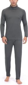 img 3 attached to Dasawamedh Mens Thermal Set Layers Men's Clothing in Active