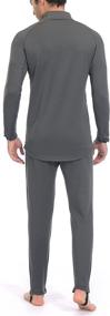 img 2 attached to Dasawamedh Mens Thermal Set Layers Men's Clothing in Active