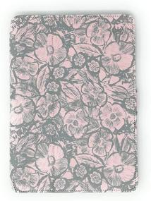 img 4 attached to Speck Products Stylefolio Print iPad Case and Stand (2017/2018) - 9.7-Inch iPad Pro, iPad Air 2/Air - Sketchedfloral Nickel Grey/Quartz/Slate