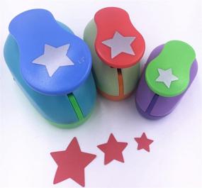 img 2 attached to TECH-P Creative Life: Star Shape Craft Punch Set for Scrapbooking and Paper Crafts