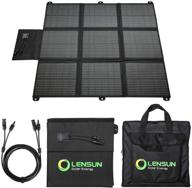 🌞 lensun 200w etfe foldable solar blanket panel charge: efficient power generator for goal zero station logo